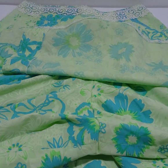 LILLY PULITZER Pansy Lace Skort Skirt Shorts Lagoon Green Wave Sz M - Picture 16 of 16